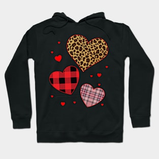 Leopard Heart Valentine's Day Partner Gift Hoodie